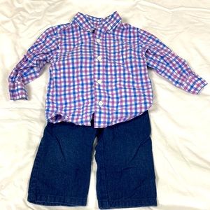 Gymboree boys dress up outfit size 12 to 18 months